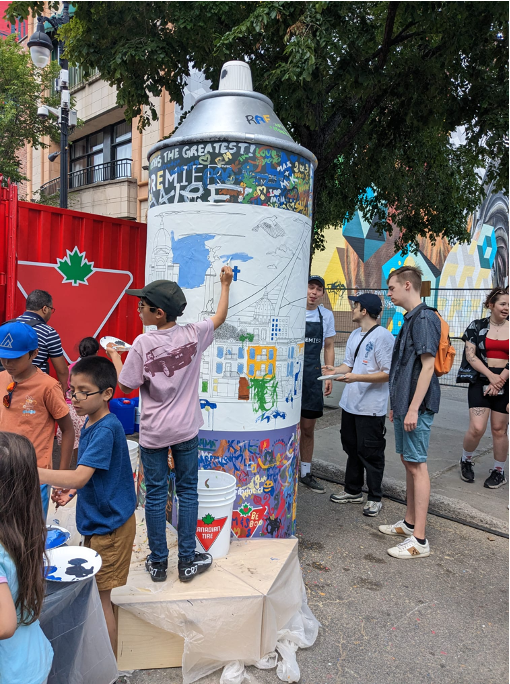 Canadian Tire Mural 2023